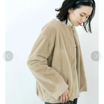 Samamsa Mos2 blue 퍼 자켓