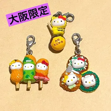 지역 한정 키티 오사카 한정판 타코야키 오코노미야키 쿠시카츠