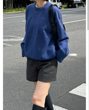 새상품 Eongul 용글 크루넥 오버 니트