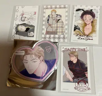 러브 체인 러브 진 폴라로이드풍 카드 에비노 비스크