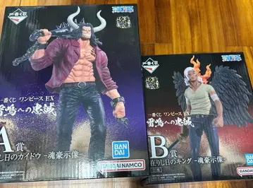 원피스 제일복권 뇌명에 대한 충성 A상.B상 2체 세트