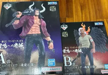 원피스 제일복권 뇌명에 대한 충성 A상.B상 2체 세트