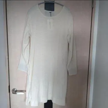 미사용 새상품 무인양품 니트 원피스 튜닉 스웨터