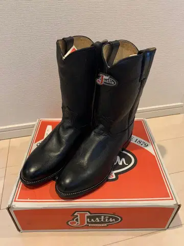 (미사용) Justin 저스틴 웨스턴 부츠 8-1/2 (26.5 상당)