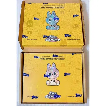 2025 Topps Chrome Labubu 2박스 미개봉 새상품