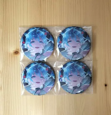 프로세카 하츠네 미쿠 그리캔 글리터 캔뱃지 46C 4점 세트 WL