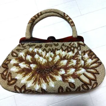 비즈 자수 꽃무늬 일본 의류용 백