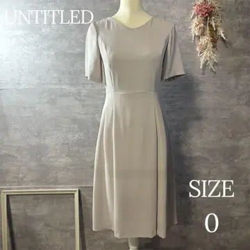 언타이틀 [아름다운 실루엣] 깔끔한 플레어 원피스 포멀 작은 사이즈