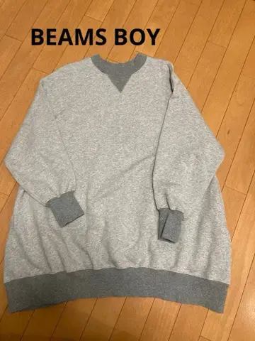 BEAMS BOY 트레이닝복 오버 사이즈 그레이 루즈핏