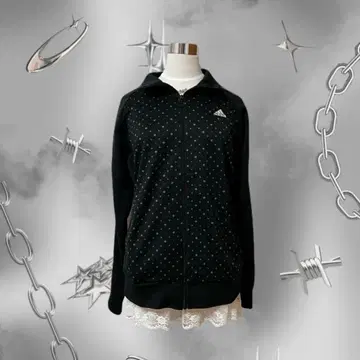 [ y2k ] adidas 트랙 자켓 도트 헤이세이 갸루 맥브링