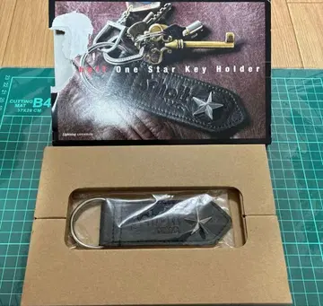 Schott 원스타 가죽 키링