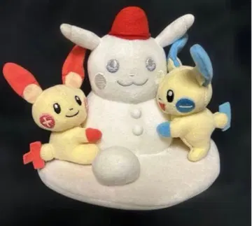TOMY 포켓몬 눈사람 플러스르 마이난 봉제 인형 눈놀이 레어