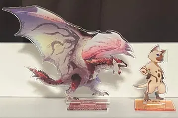 대캡콤전 몬스터 헌터 리오레우스 아이루 아크릴 스탠드