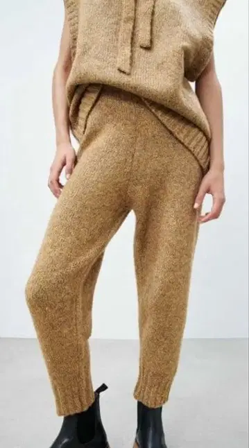 자라 S 니트 팬츠 루즈핏