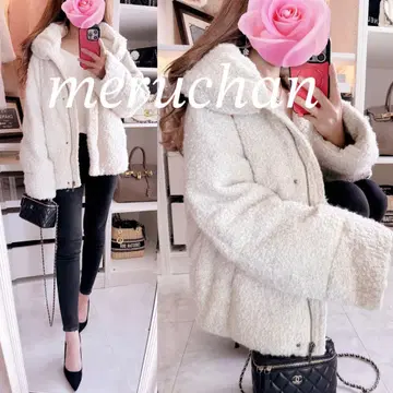 [ 새상품급 ] BACK NUMBER 니트 다운 자켓 코트 아우터