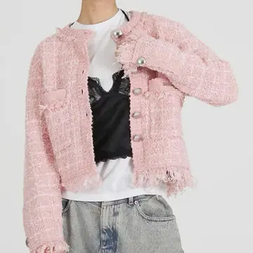 완판템 PRANK PROJECT 트위드 니트 가디건