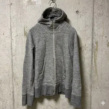 CURULY RAFFY ZIP PARKA 멜란지 그레이 후드티 사이즈 2