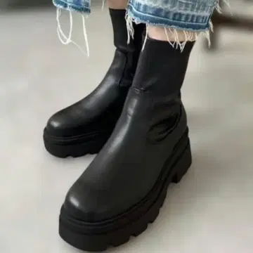 prose verse 트랙 밑창 스트레치 숏부츠 M