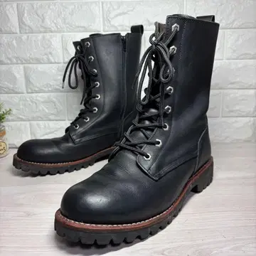 [새상품급] Jackrose 잭 로즈 가죽 부츠 사이드 지퍼 41