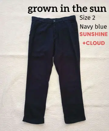 일본제 선샤인 클라우드 그로운인 더 선 팬츠 네이비
