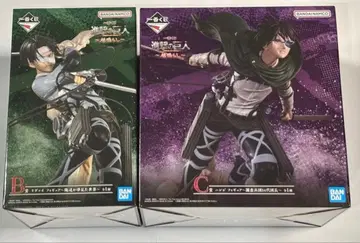 진격의 거인 제일복권 B상 리바이 C상 한지 피규어