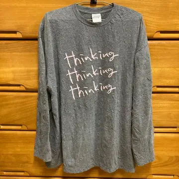 buoybuoy 티셔츠 그레이 x 핑크 F 사이즈