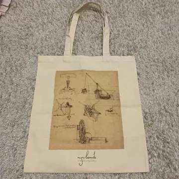 이탈리아전 오사카 시립 미술관 다 빈치 아틀란티코 원고 토트백