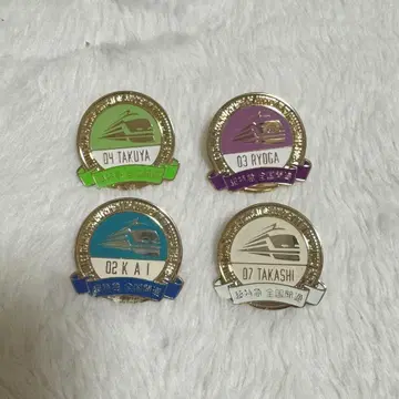 초특급 오키나와 한정판 핀 배지 카이 타쿠야 료가 유키 타카시