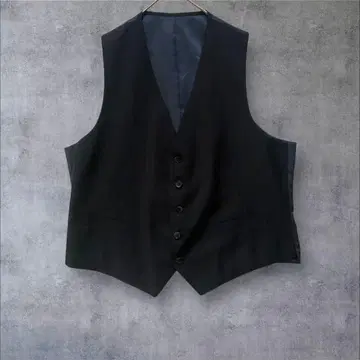 a2436 [ 소고 ] 수트 베스트 울 혼방 비즈니스 출퇴근 네이비F