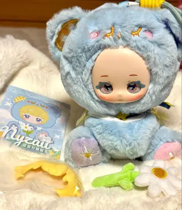 SIMONTOYS Nyzaii 잠자는 꽃의 정원 봉제 인형 데이지 탑토이