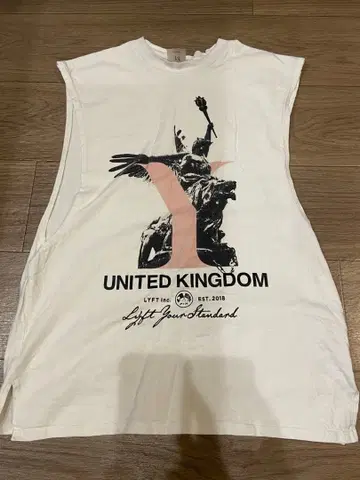 LYFT UNITED KINGDOM 탱크탑 M 화이트