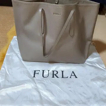 FURLA 그레이 숄더백 대용량