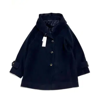 [ 새상품 ] PREFERIR 후디드 코트 코쿤 네이비