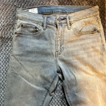 라이트 블루 스트레이트 데님 30인치