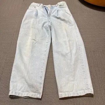 monkey time 라이트 블루 와이드 데님 팬츠