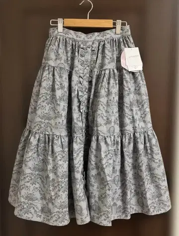 미사용 새상품 시마무라 x 아오키 미사코 니나스 스커트 [ 그레이 ]