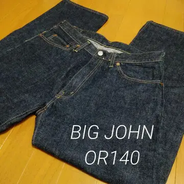 BIG JOHN 셀비지 청바지 OR140 W32