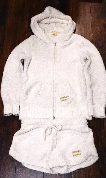 gelato pique 화이트 룸웨어 세트