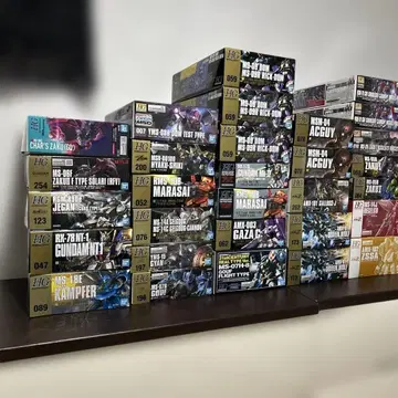 HG 건담 프라모델 25종 30품 출시, 낱개 판매 가능