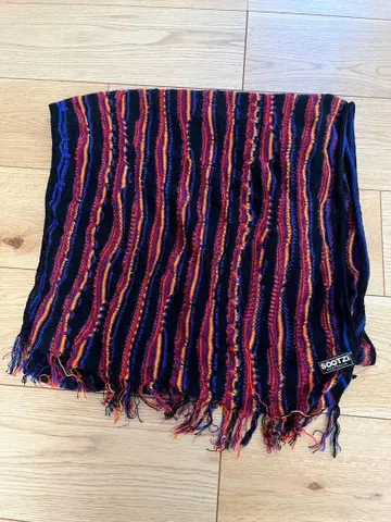 UA 구매 SOOTZI 멀티 스트라이프 머플러 프린지