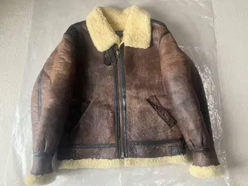 b-3 무스탕 자켓 사이즈 M