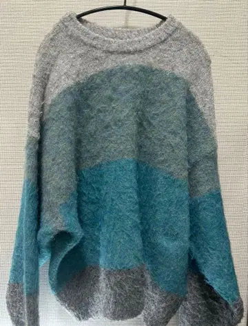 울 블렌드 그라데이션 니트