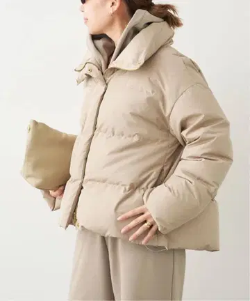 베이지 Deuxieme Classe 다운 자켓