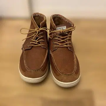 VANS 가죽 하이컷 신발 V 2591 새상품 28cm