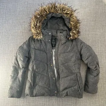 GAP 그레이 다운 코트 여성용