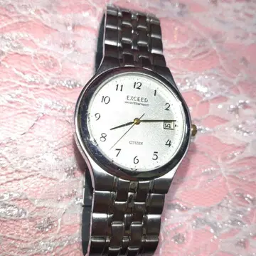 새상품 배터리 작동 새상품급 CITIZEN EXCEED 남성용 손목시계