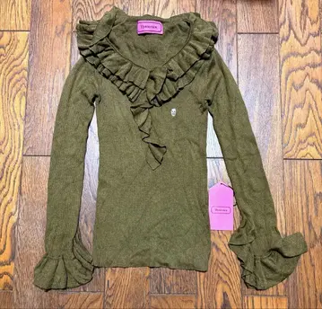 히스테릭스 프릴 실크 니트