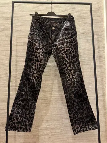 00s archive xfrm leopard flare denim 데님