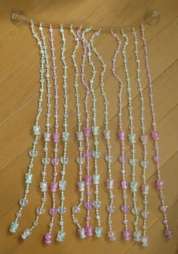 [키티] 미니 비즈 커튼 노렌 1 우편