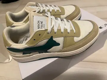 MAISON TSUNE 스니커즈 베이지/그린